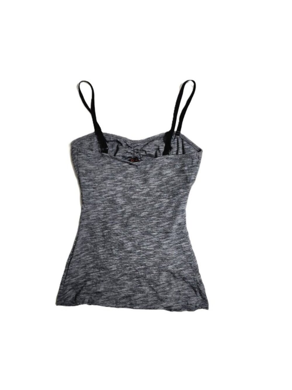 Womens Gray Sweetheart Tank Top - Picture 2 of 2
